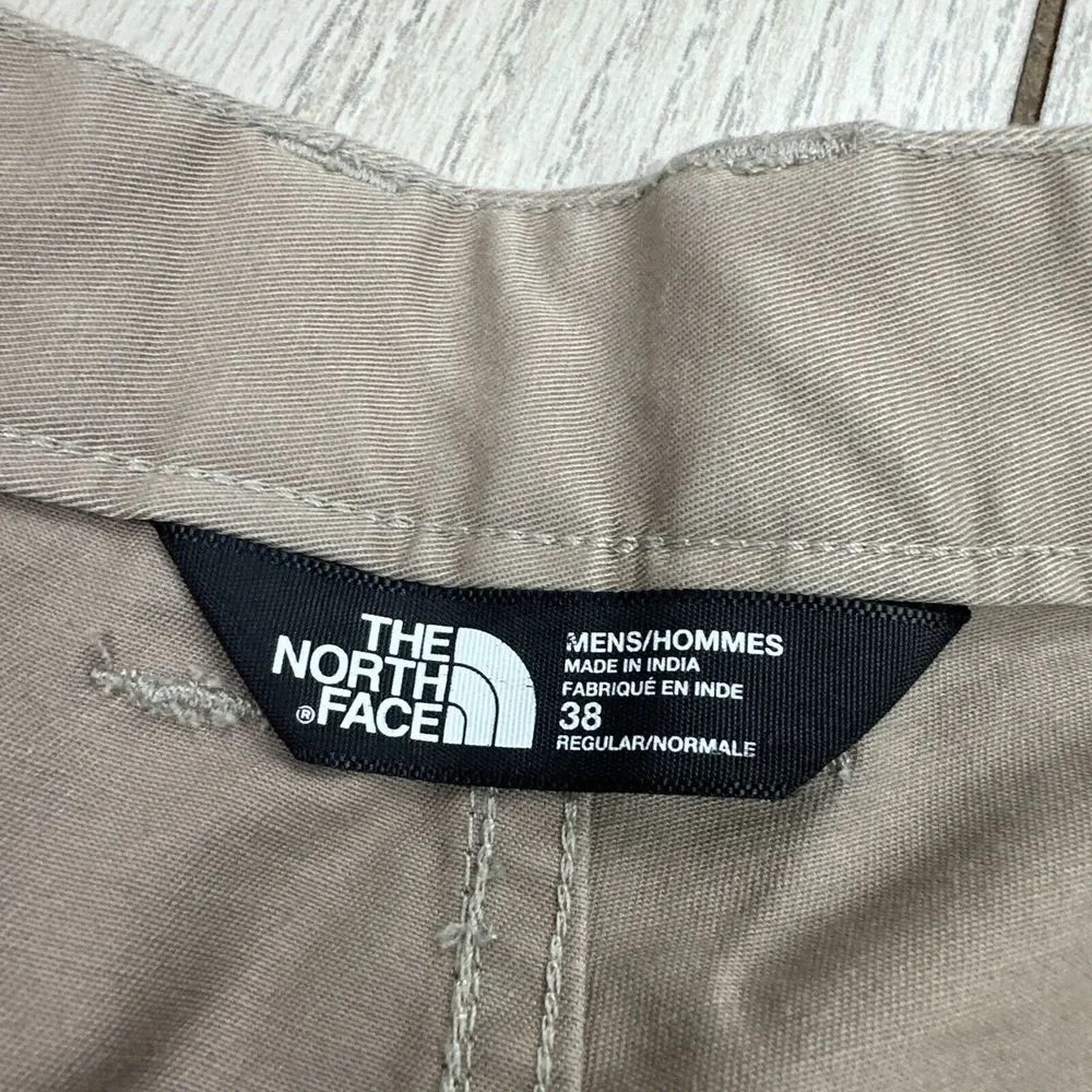 Men's North Face Khaki Pants Size 38 Beige Cotton‎ Blend